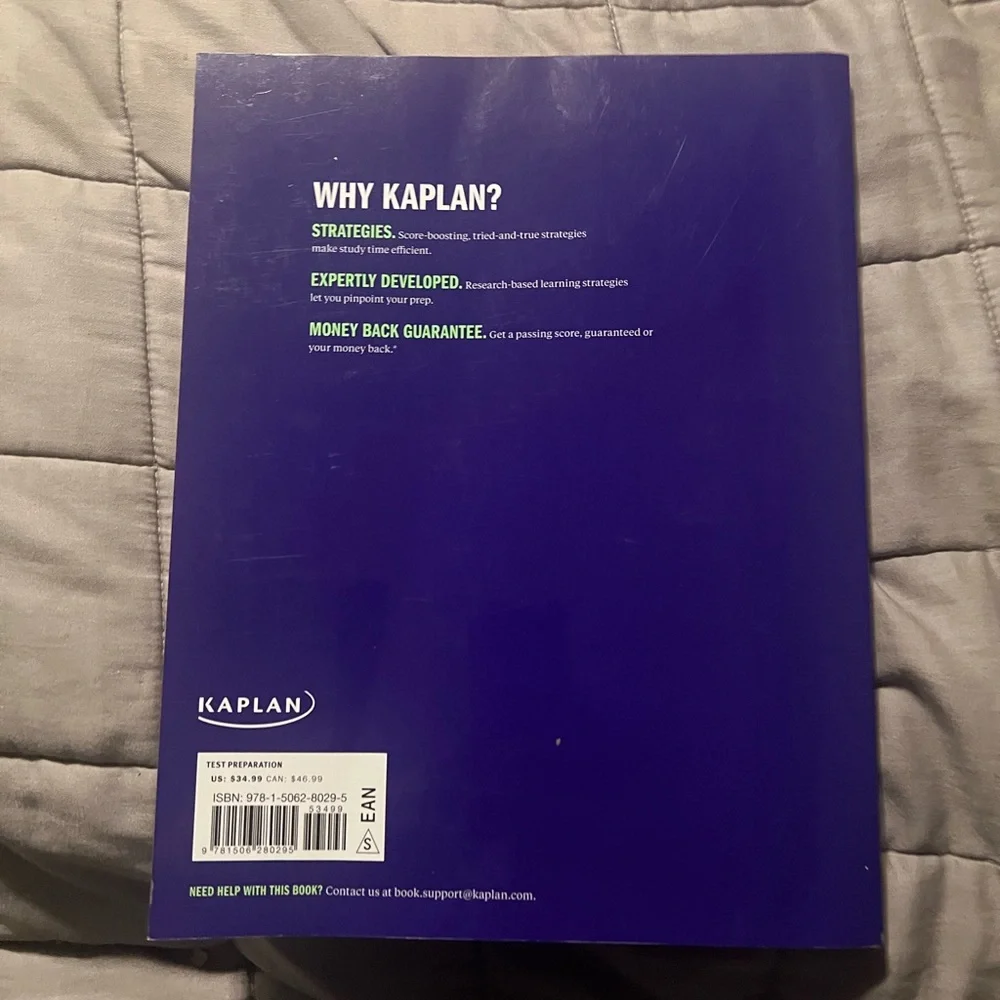 Kaplan Blue Study Guide - Picture 2 of 2